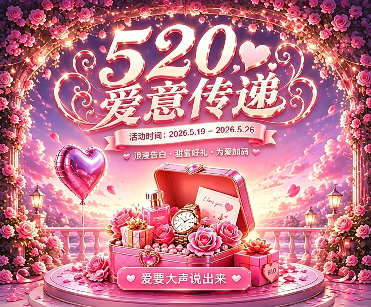 520 爱意传递活动主视觉